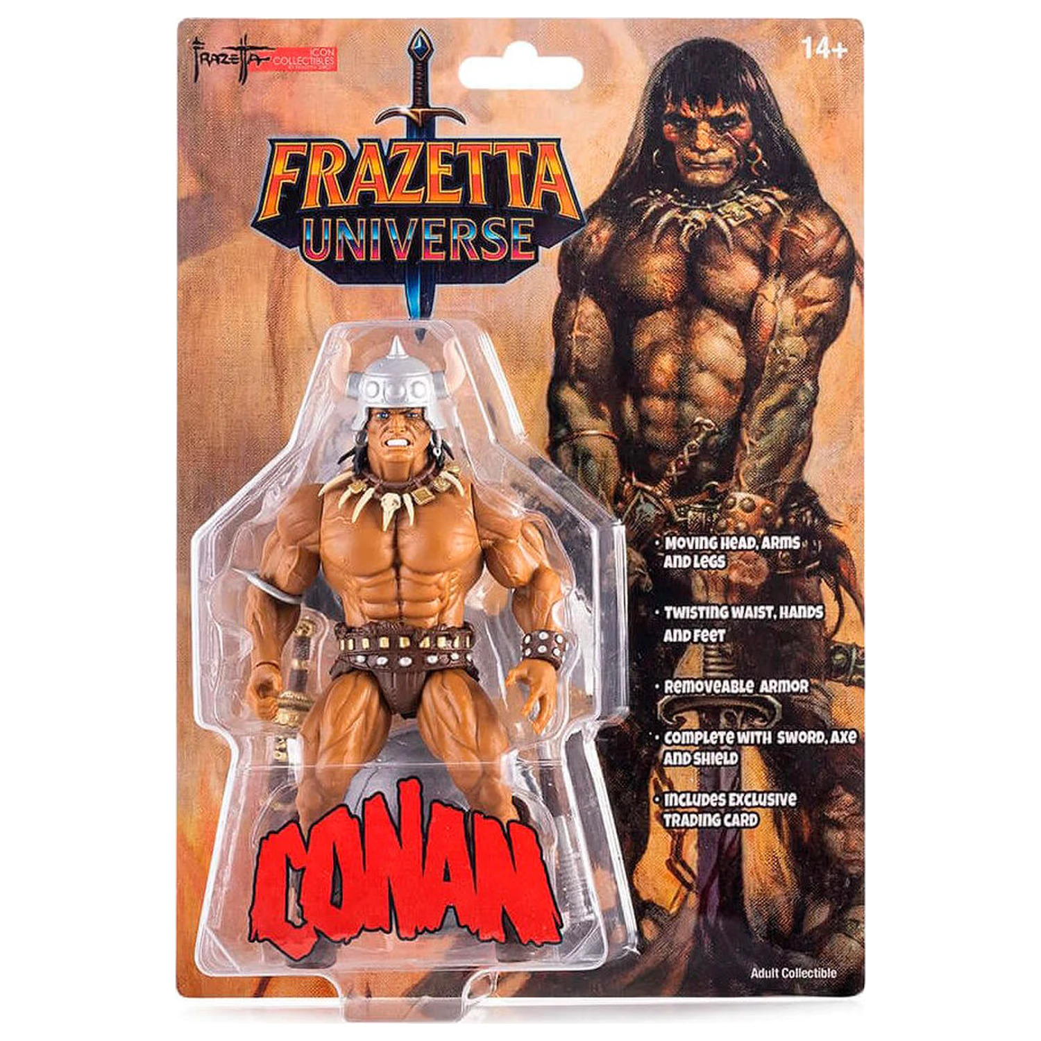 Frazetta Icon Conan The Barbarian figura 14cm fotografija izdelka