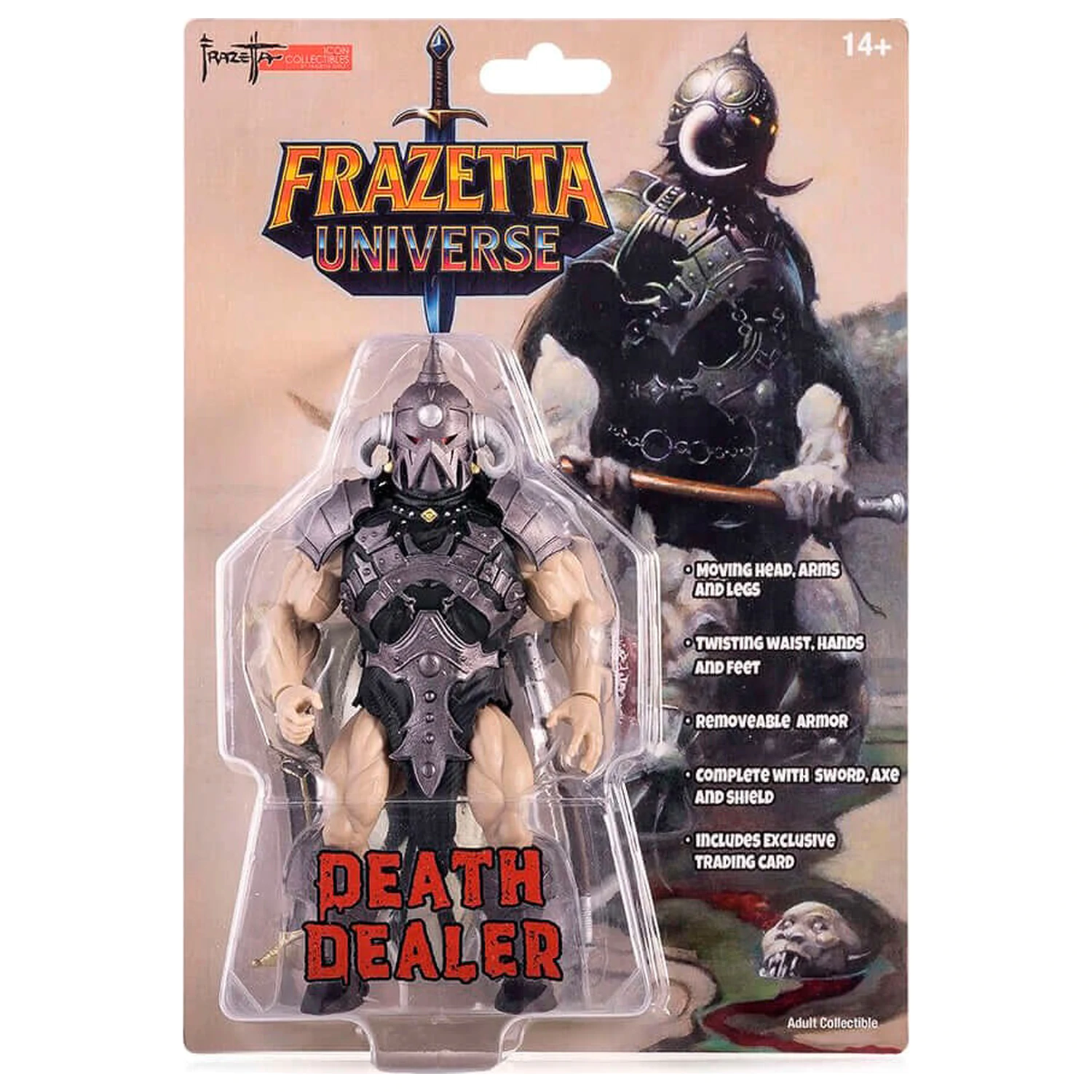 Frazetta Icon Death Dealer figura 14cm fotografija izdelka
