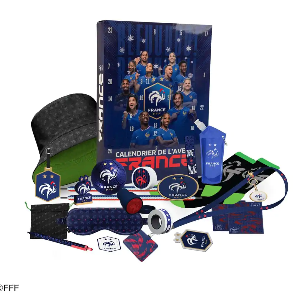 Adventni koledar Francoske nogometne zveze 2025 fotografija izdelka