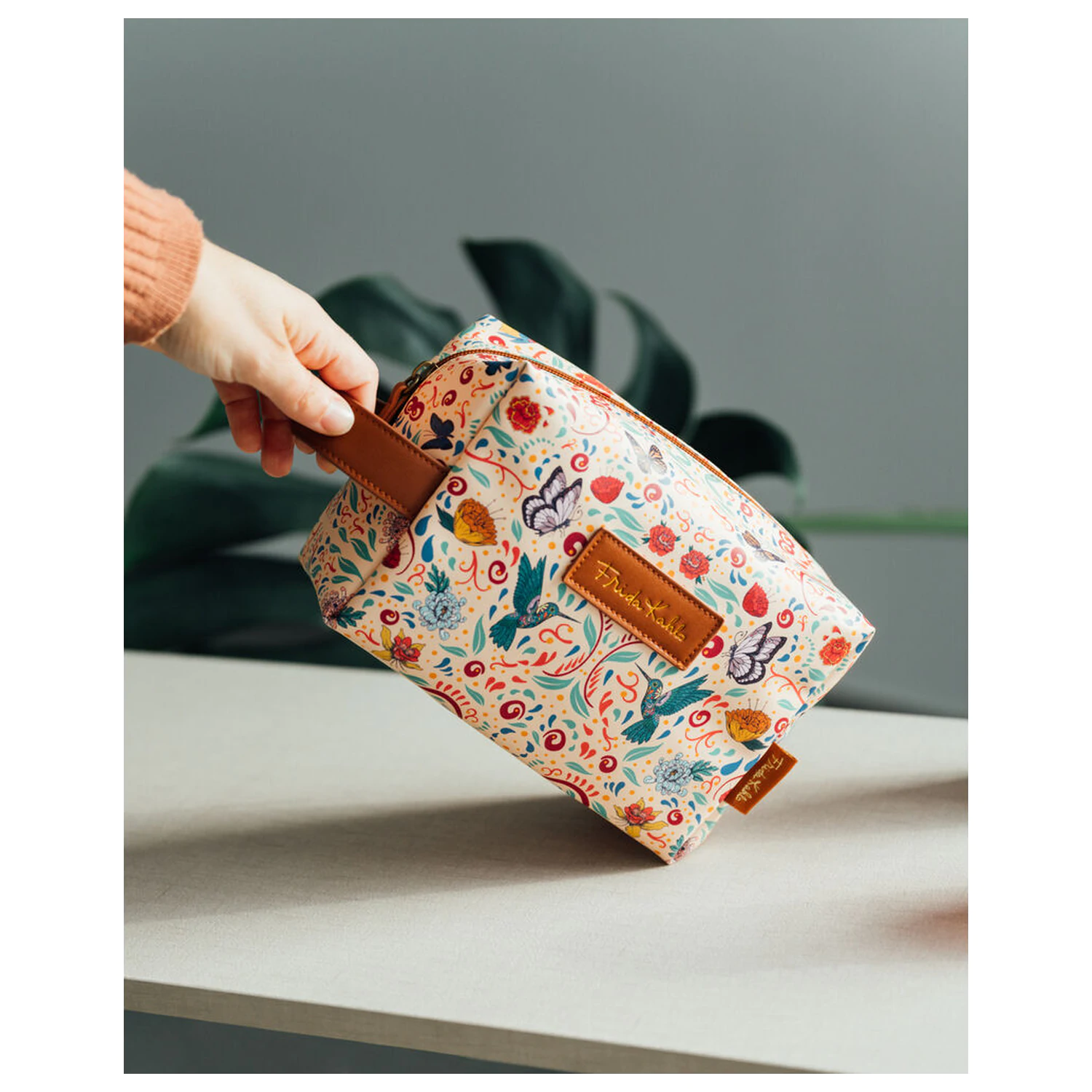 Frida Kahlo Long Live Life toaletni kovček fotografija izdelka