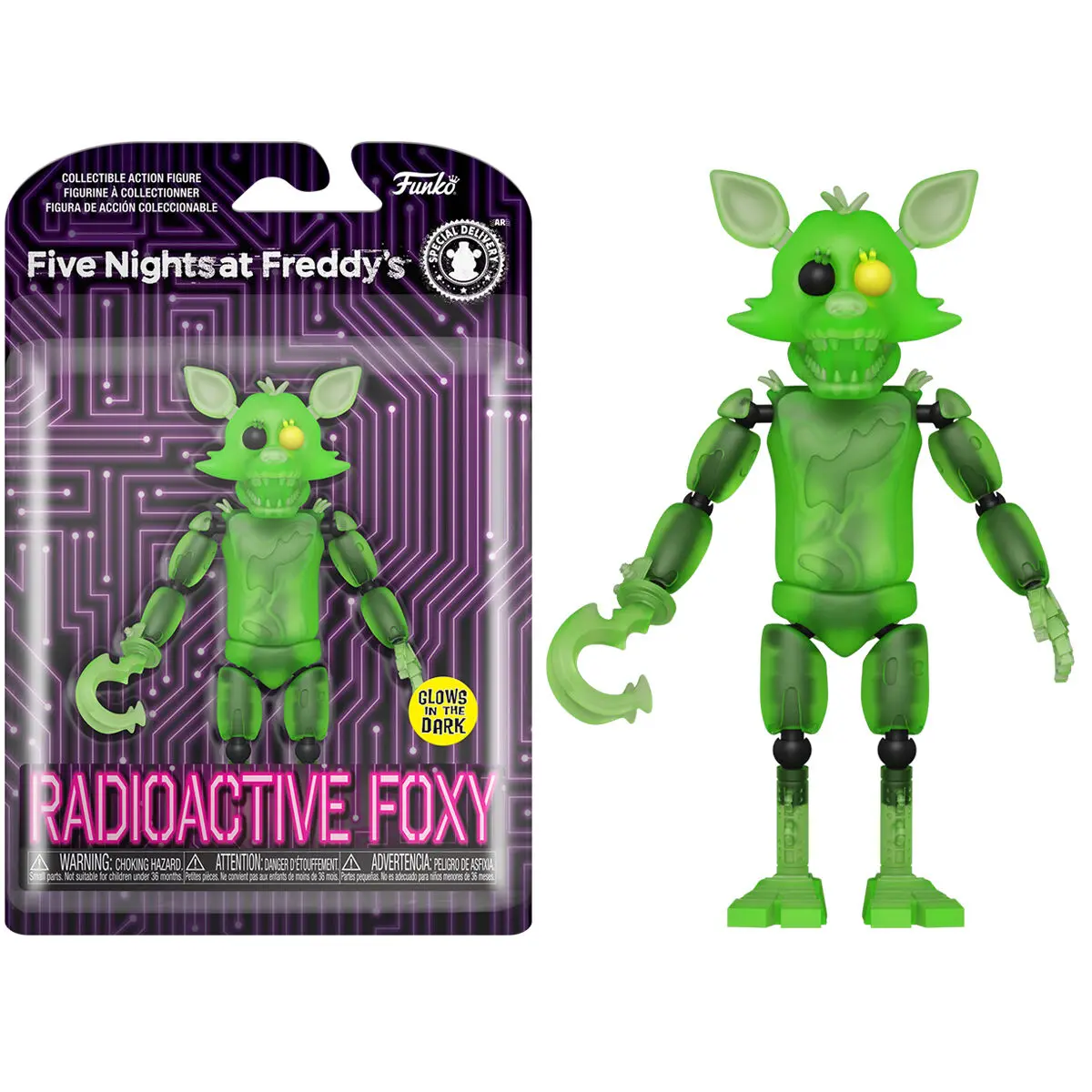 Five Nights at Freddy's akcijska figura Radioactive Foxy (GW) 13 cm fotografija izdelka