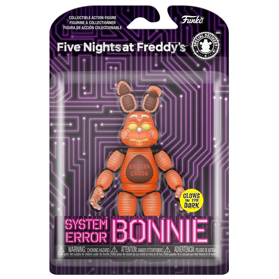 Five Nights at Freddy's Akcijska figura System Error Bonnie (GW) 13 cm fotografija izdelka