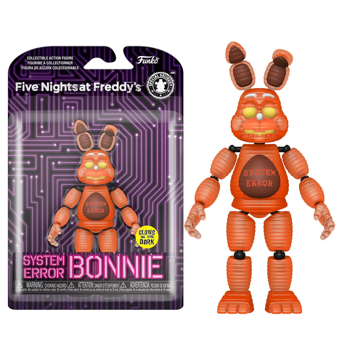 Five Nights at Freddy's Akcijska figura System Error Bonnie (GW) 13 cm fotografija izdelka