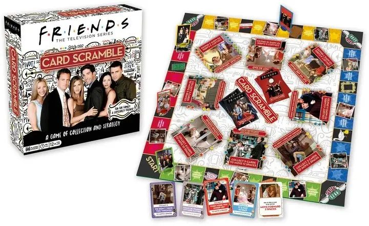 Friends Družabna igra Card Scramble Angleška različica fotografija izdelka