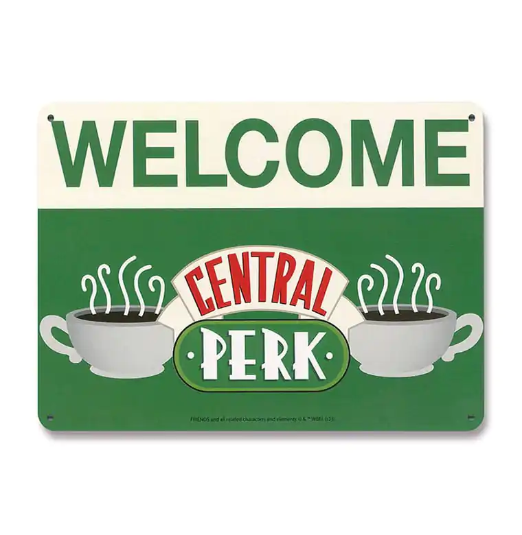 Friends plošča Central Perk Welcome 15 x 21 cm fotografija izdelka