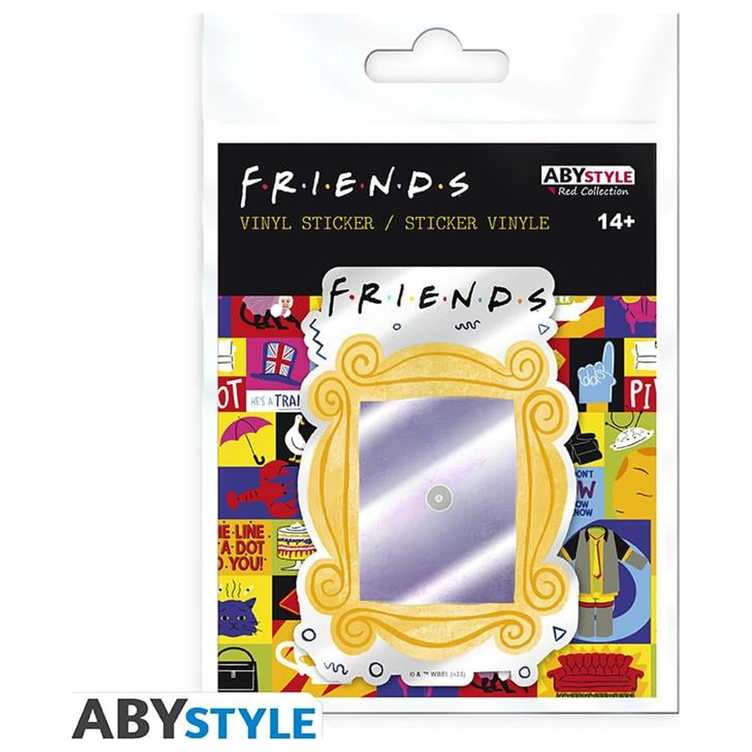 Friends nalepka za ogledalo fotografija izdelka