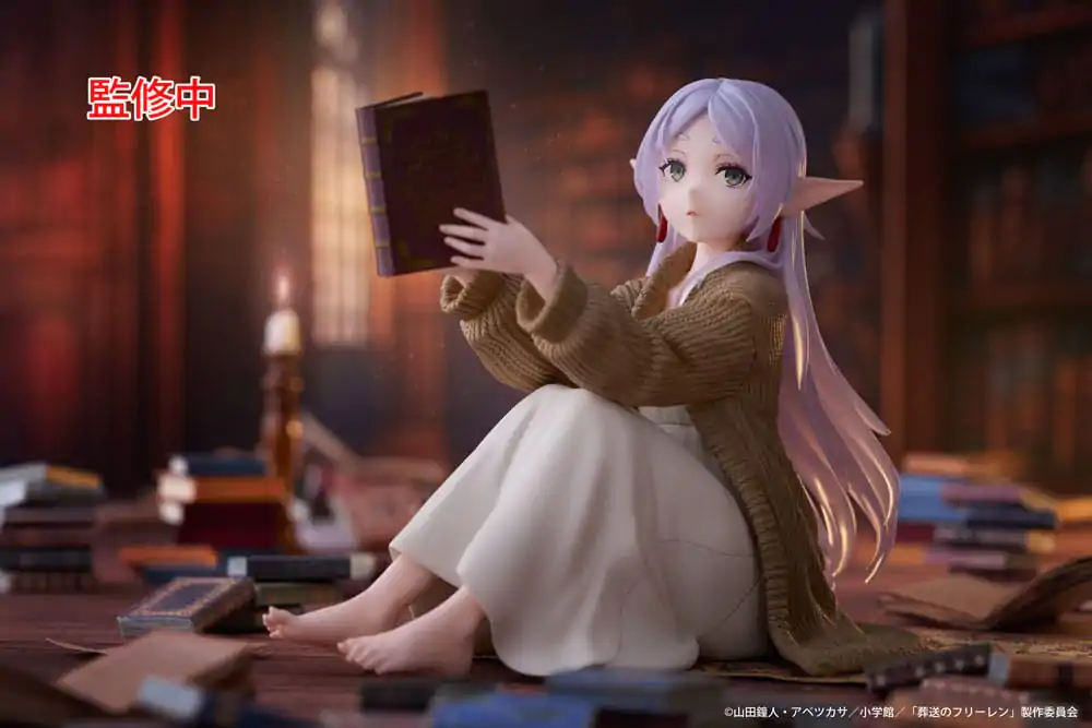 Frieren: Beyond Journey's End PVC Kip Desktop Cute Figure Frieren Roomwear Ver. 13 cm fotografija izdelka