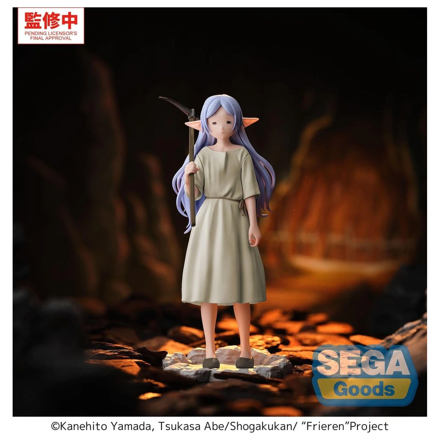 Frieren: Beyond Journey´s End High Premium PVC Figura Frieren - I Am Forced to Slave Away in the Mines for Three Centuries 18 cm fotografija izdelka