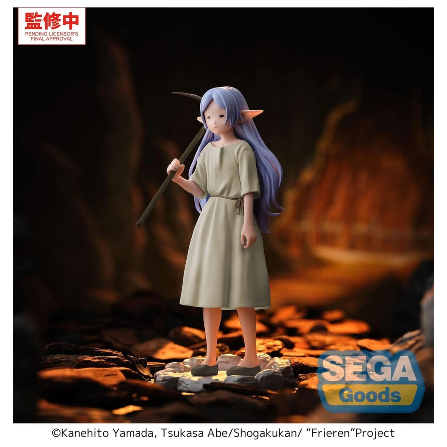 Frieren: Beyond Journey´s End High Premium PVC Figura Frieren - I Am Forced to Slave Away in the Mines for Three Centuries 18 cm fotografija izdelka