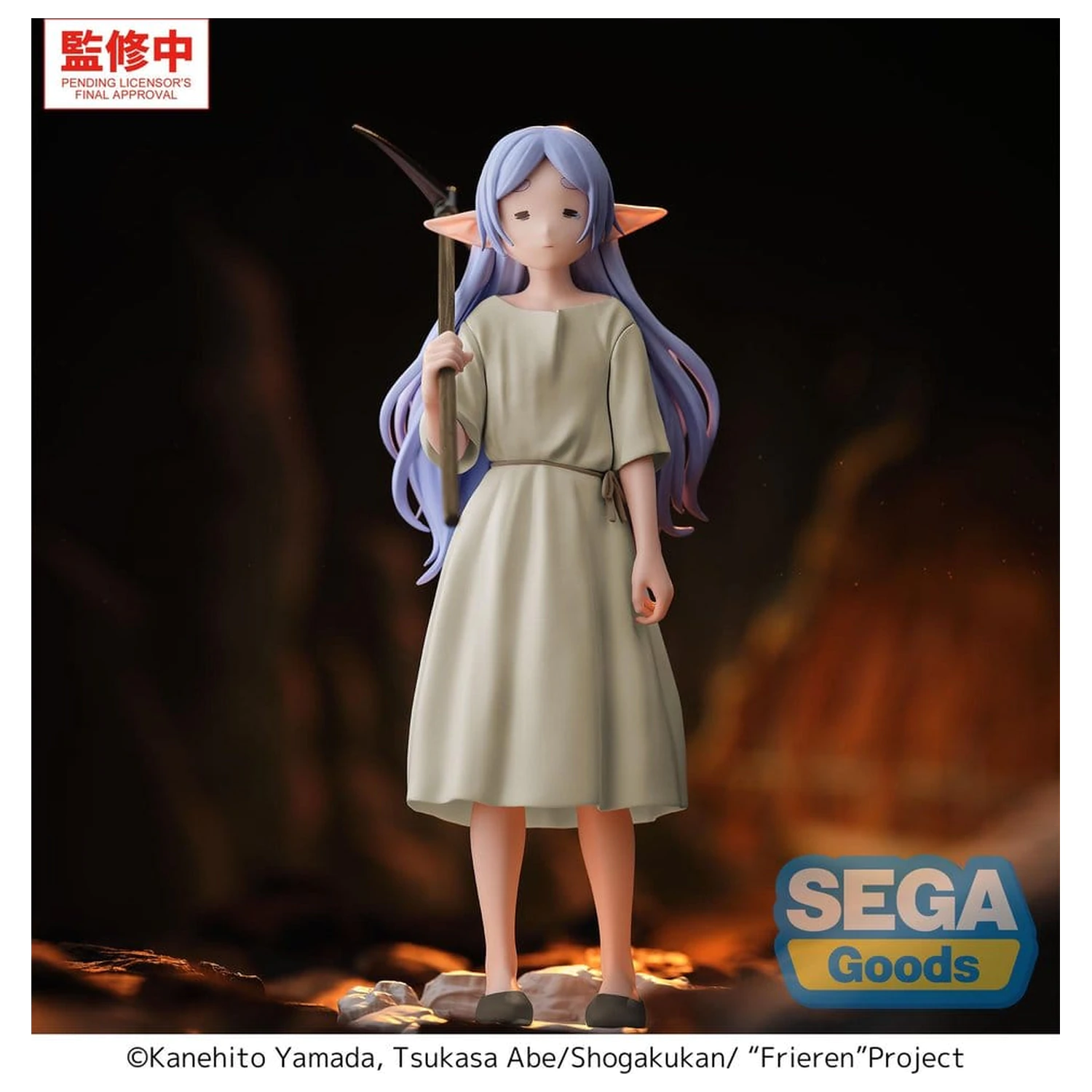 Frieren: Beyond Journey´s End High Premium PVC Figura Frieren - I Am Forced to Slave Away in the Mines for Three Centuries 18 cm fotografija izdelka