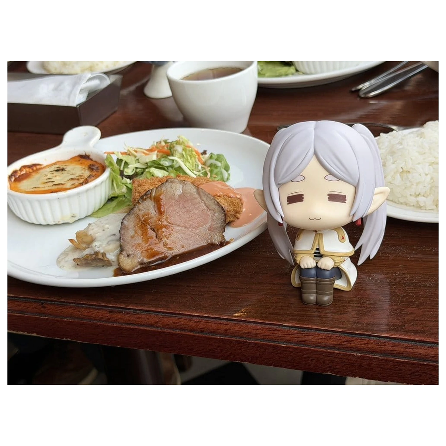 Frieren: Beyond Journey's End Look Up PVC Kipi Droopy Face Ver. & Himmel 11 cm (z darilom) fotografija izdelka