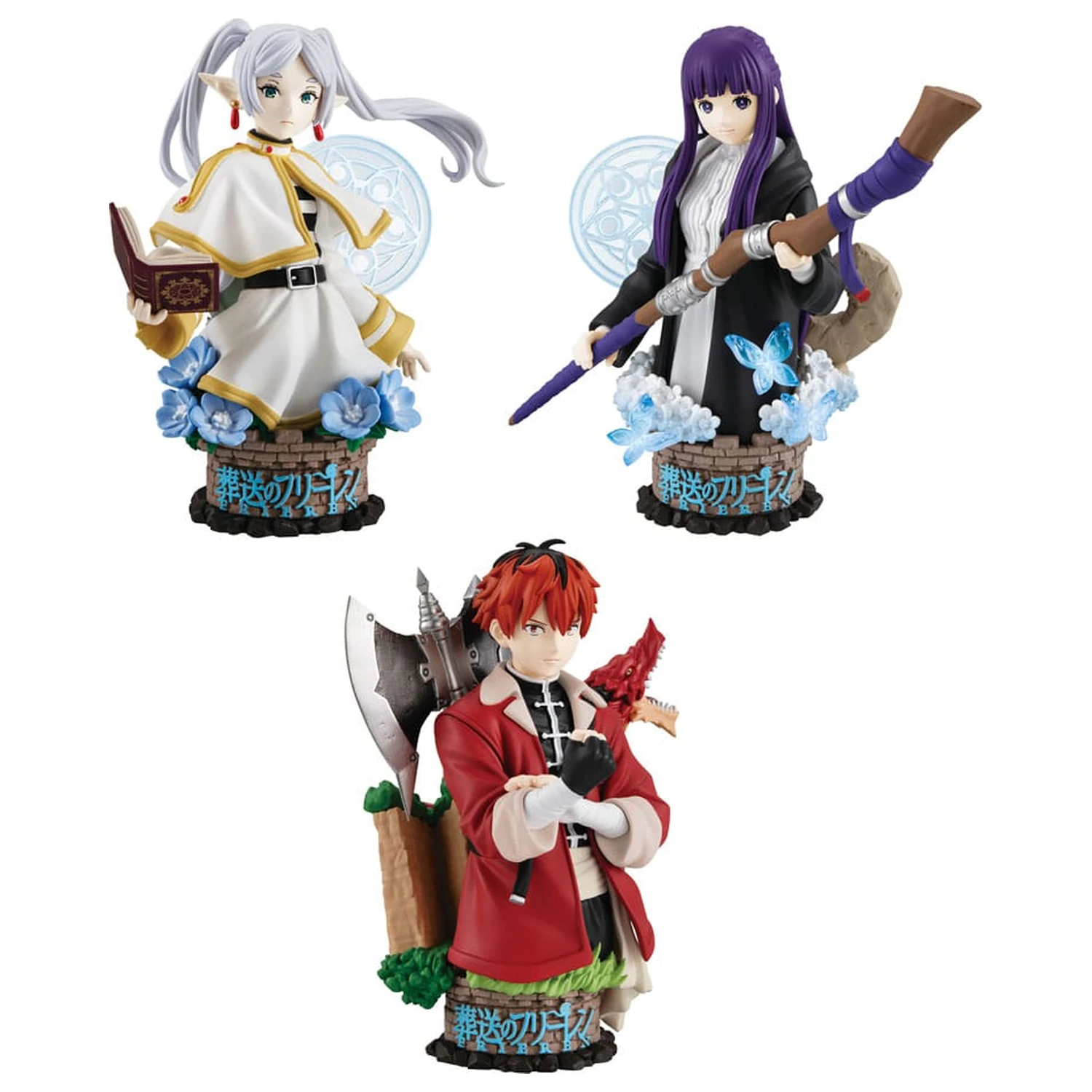Frieren: Beyond Journey's End Petitrama EX Series Trading figura 3-delni komplet Their Journey 9 cm fotografija izdelka