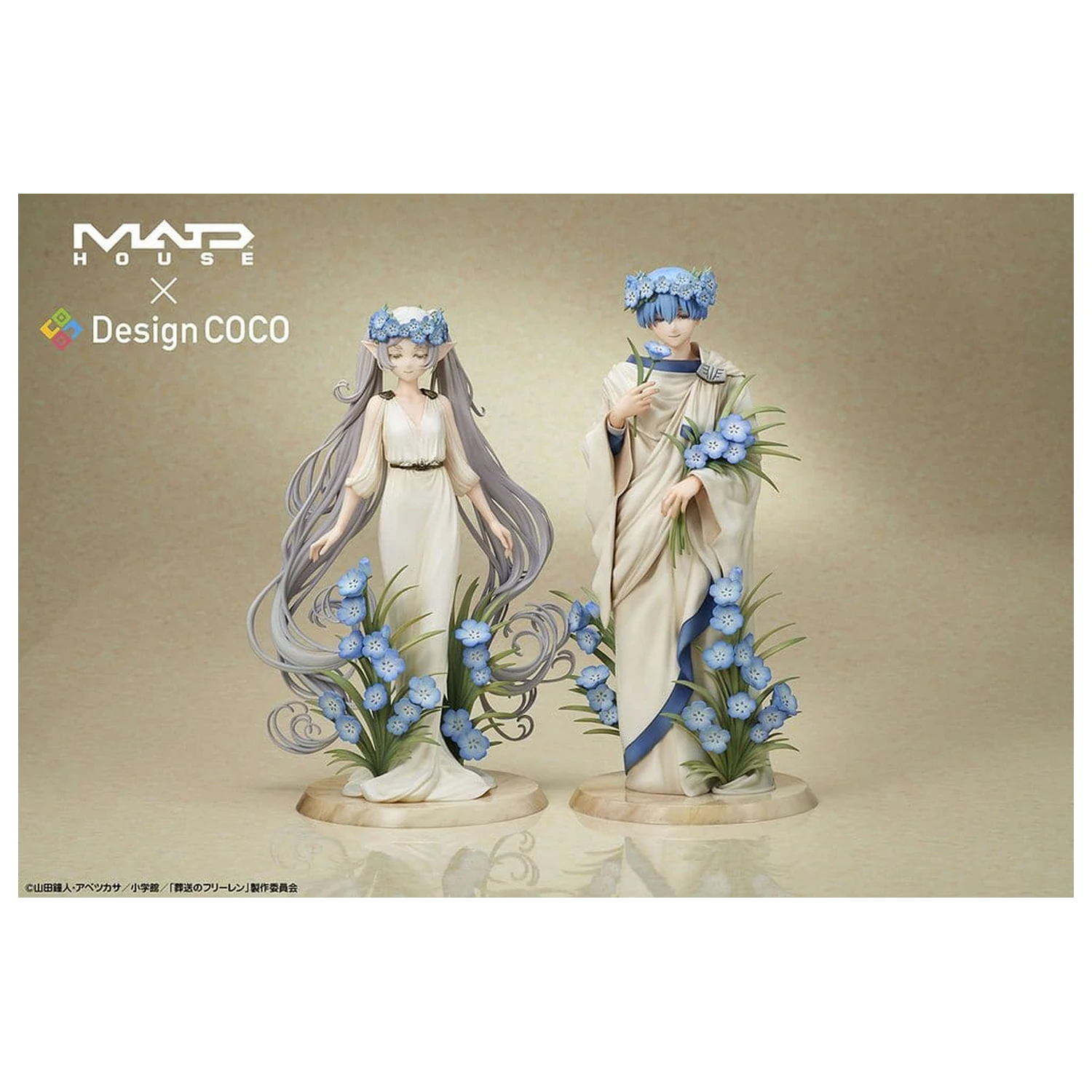 Frieren: Beyond Journey's End PVC figurice 2-paket Frieren & Himmel Art Nouveau Style fotografija izdelka