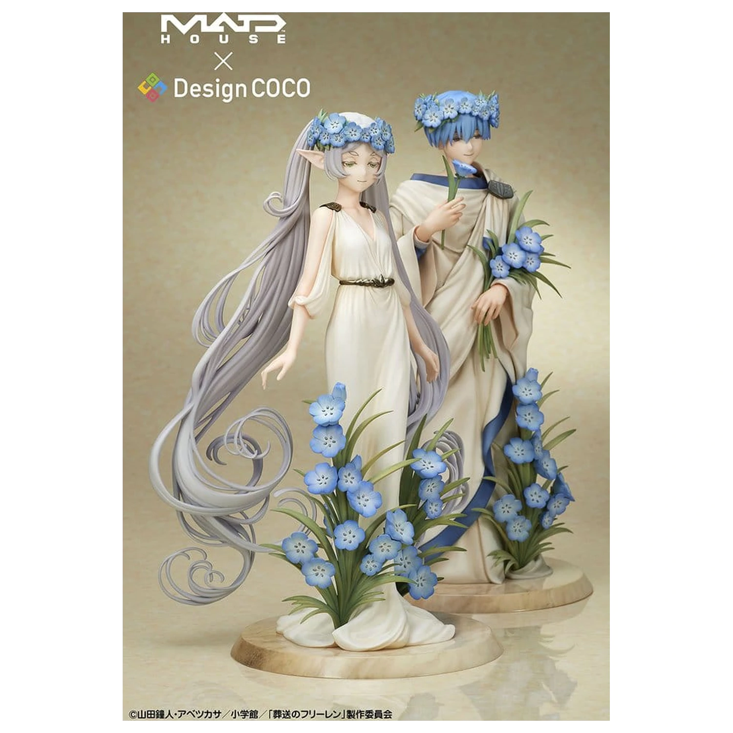 Frieren: Beyond Journey's End PVC figurice 2-paket Frieren & Himmel Art Nouveau Style fotografija izdelka