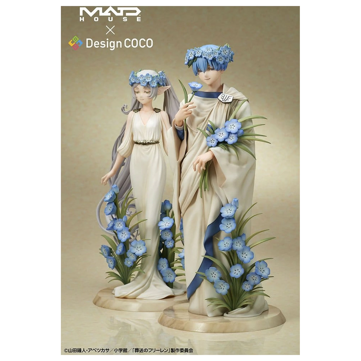 Frieren: Beyond Journey's End PVC figurice 2-paket Frieren & Himmel Art Nouveau Style fotografija izdelka