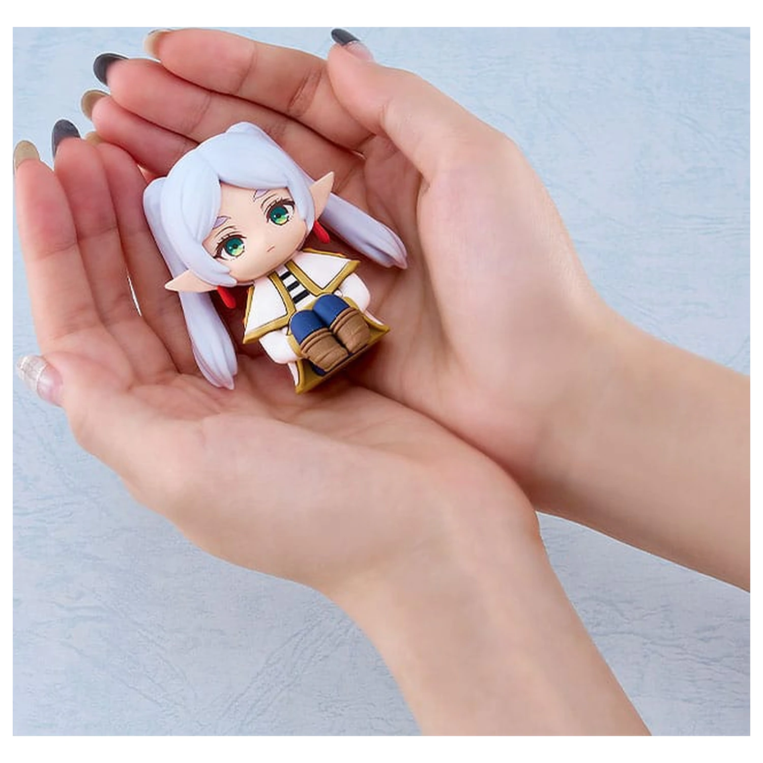 Frieren: Beyond Journey´s End Gumijasta maskota Nendroid Plus Mini figura Frieren 8 cm fotografija izdelka