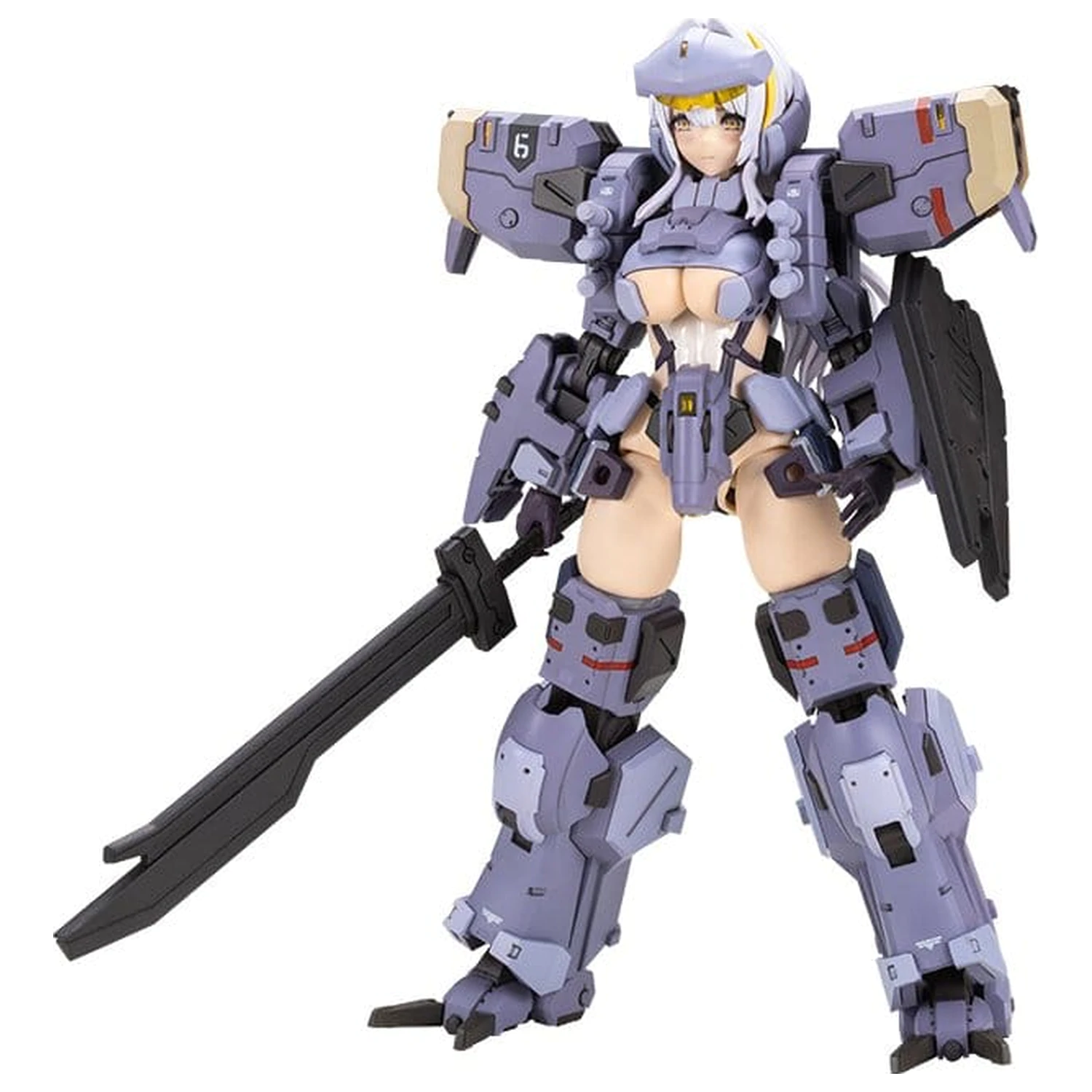 Front Mission Plastic Model Non Zenith Girl Gray Ver. 16 cm fotografija izdelka