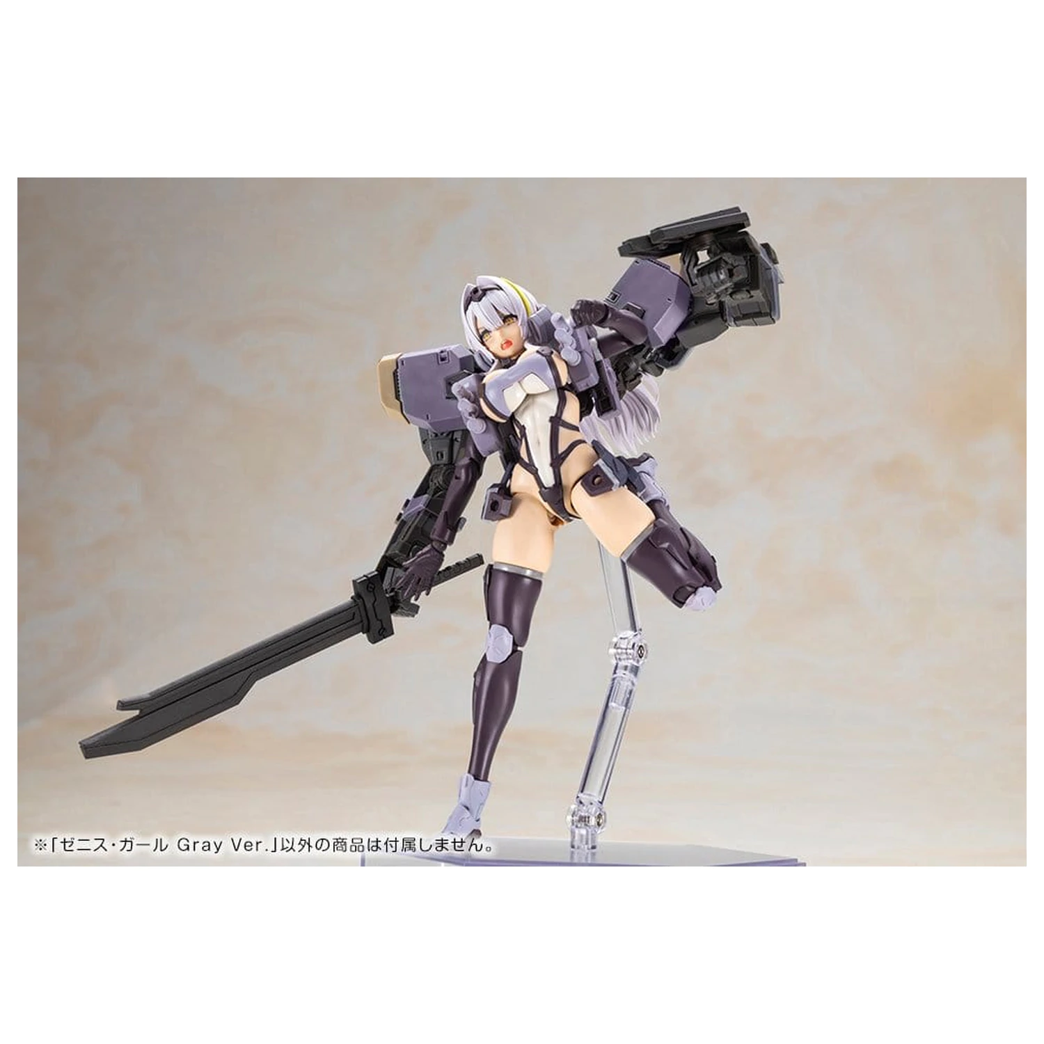 Front Mission Plastic Model Non Zenith Girl Gray Ver. 16 cm fotografija izdelka