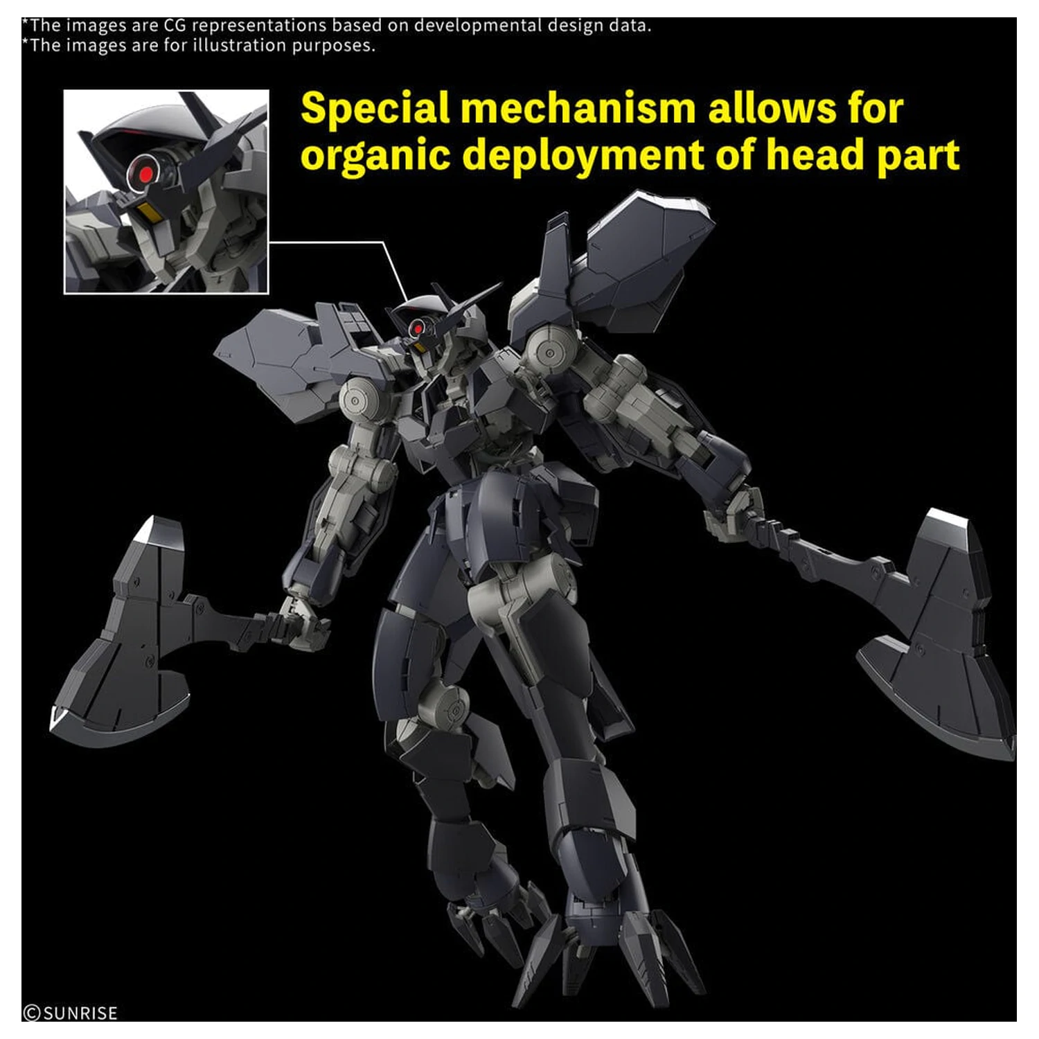 Full Mechanics 1/100 Graze Ein Mobile Suit Gundam Iron-Blooded Orphans Komplet modela fotografija izdelka