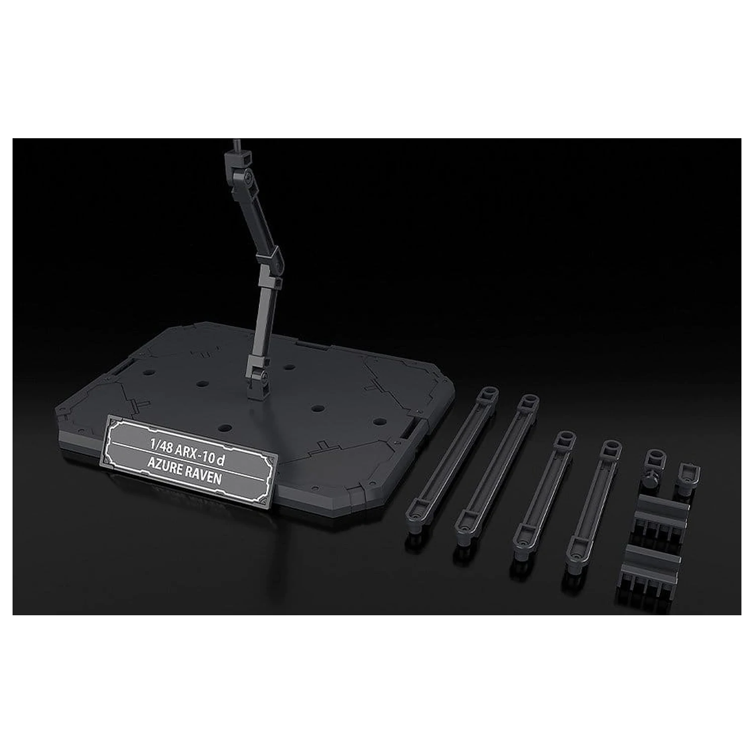 Full Metal Panic! Modelarski komplet iz plastike 1/48 Azure Raven s spremenjenim monomolekularnim rezilom tipa 10, pozlačena različica in posebna prikazovalna podlaga 18 cm fotografija izdelka