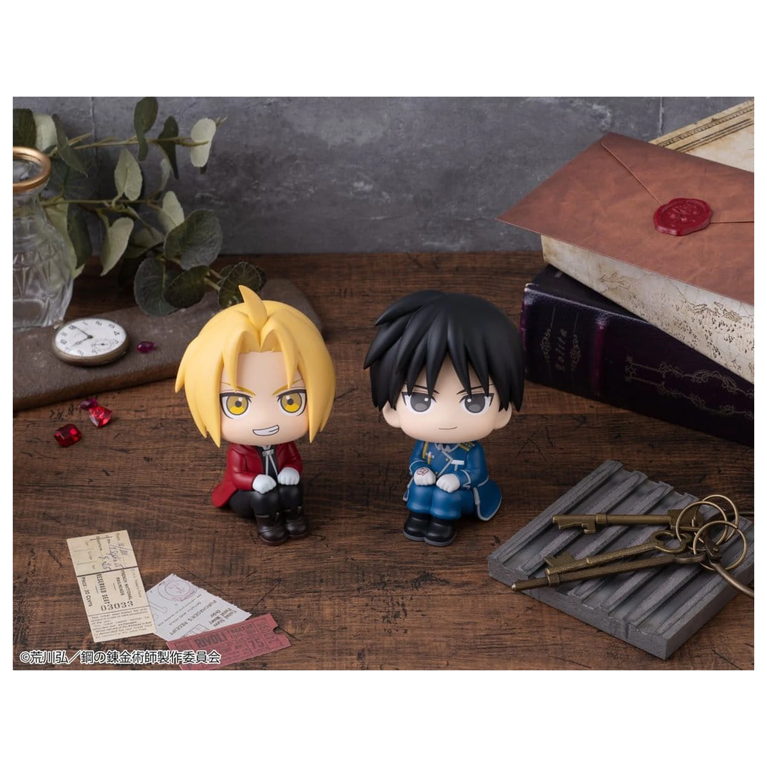 Fullmetal Alchemist Look Up PVC figurice paket 2 – Edward Elric in Roy Mustang 11 cm (z darilom) fotografija izdelka