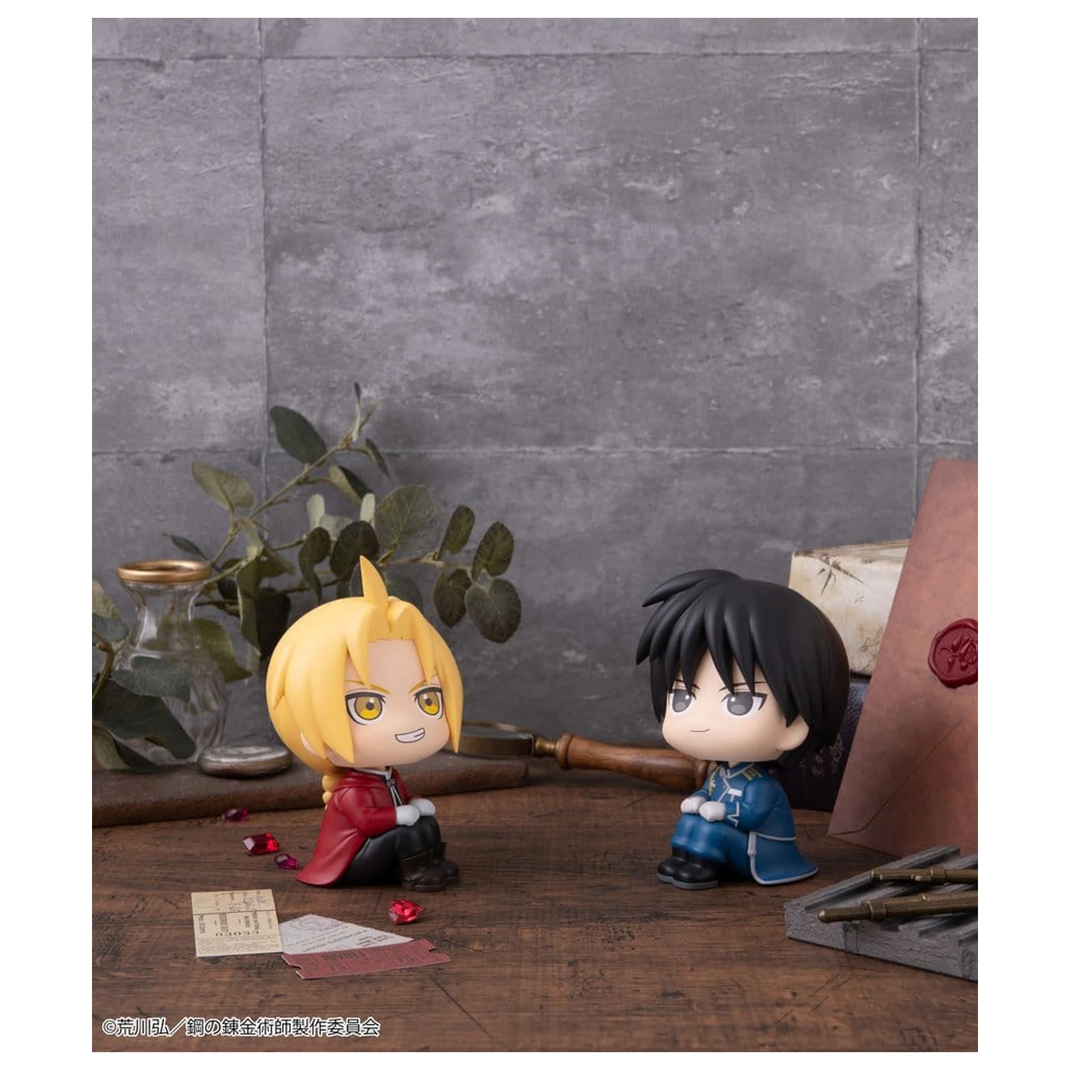 Fullmetal Alchemist Look Up PVC figurice paket 2 – Edward Elric in Roy Mustang 11 cm (z darilom) fotografija izdelka