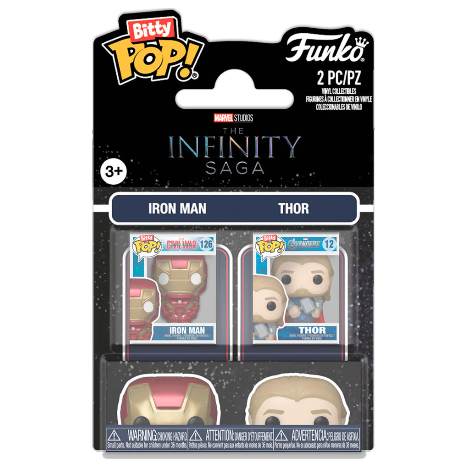 Funko Bitty POP paket 2 figur Marvel Infinity Saga Iron Man & Thor fotografija izdelka
