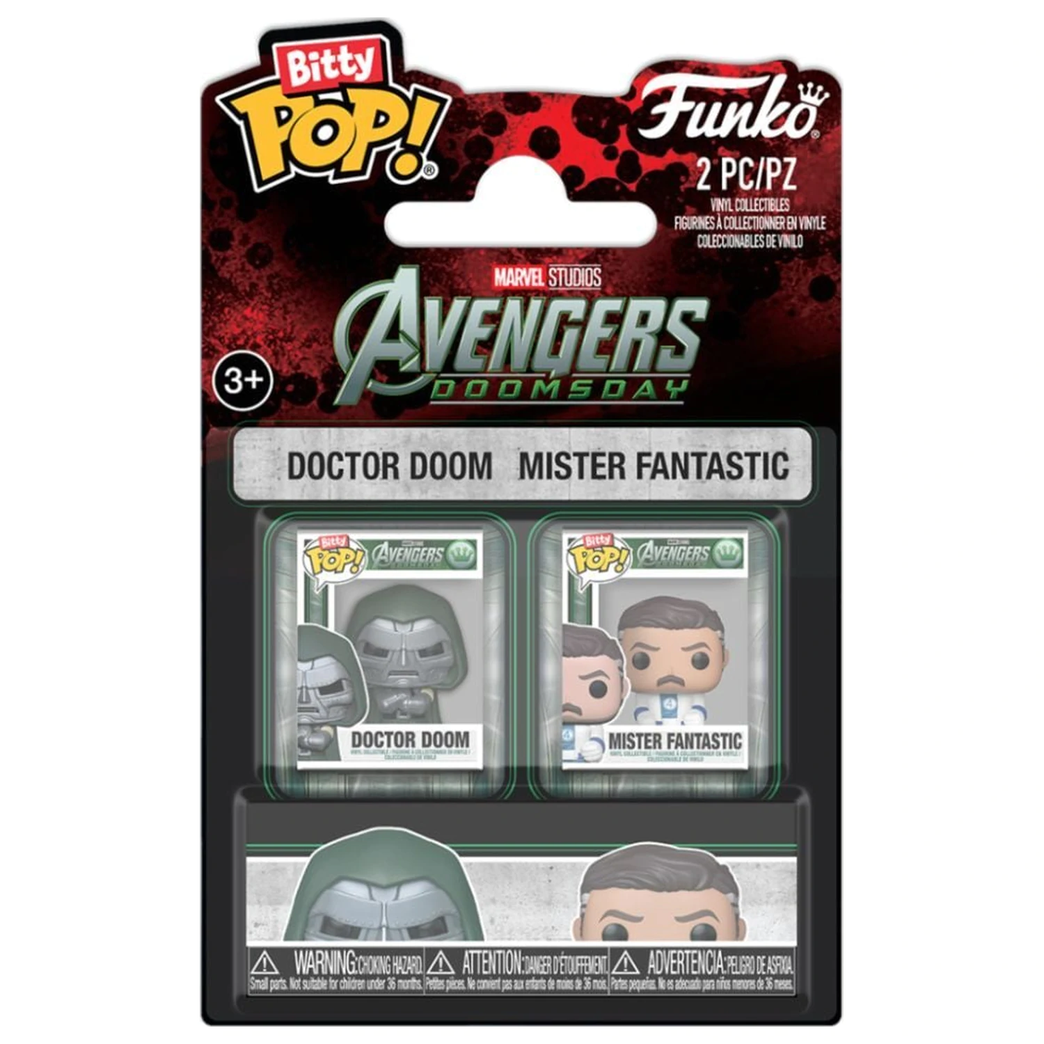 Bitty Funko POP paket 2 figur Marvel Studios Avengers Doomsday fotografija izdelka