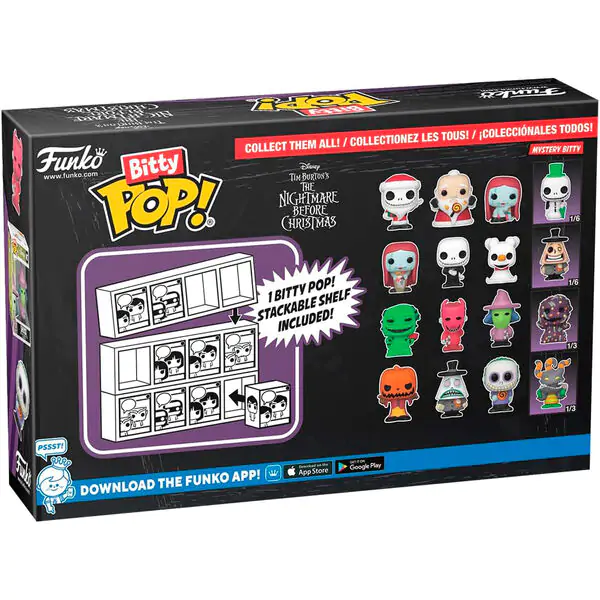 Bitty POP! Vinilna Figura 4-Pack Disney Nightmare Before Christmas Pumpkin King fotografija izdelka