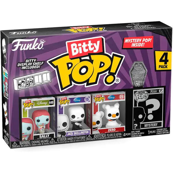 Bitty POP! Vinilna Figura 4-Pack Disney Nightmare Before Christmas Sally fotografija izdelka