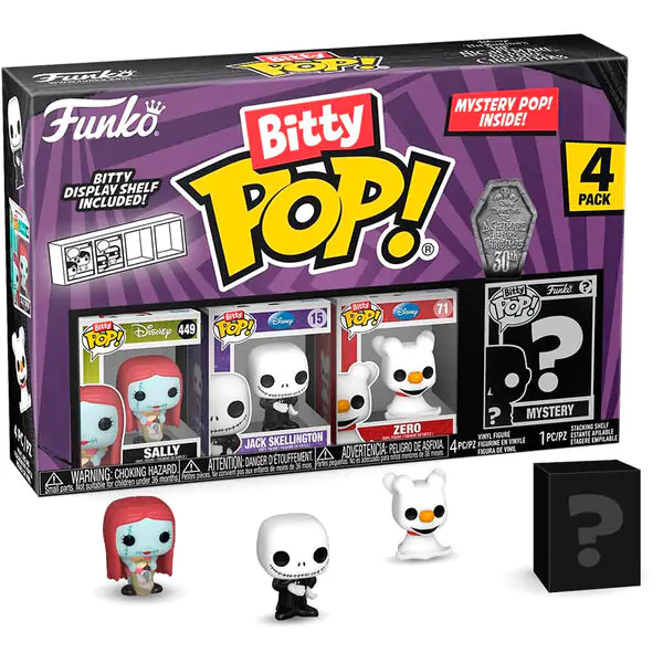 Bitty POP! Vinilna Figura 4-Pack Disney Nightmare Before Christmas Sally fotografija izdelka