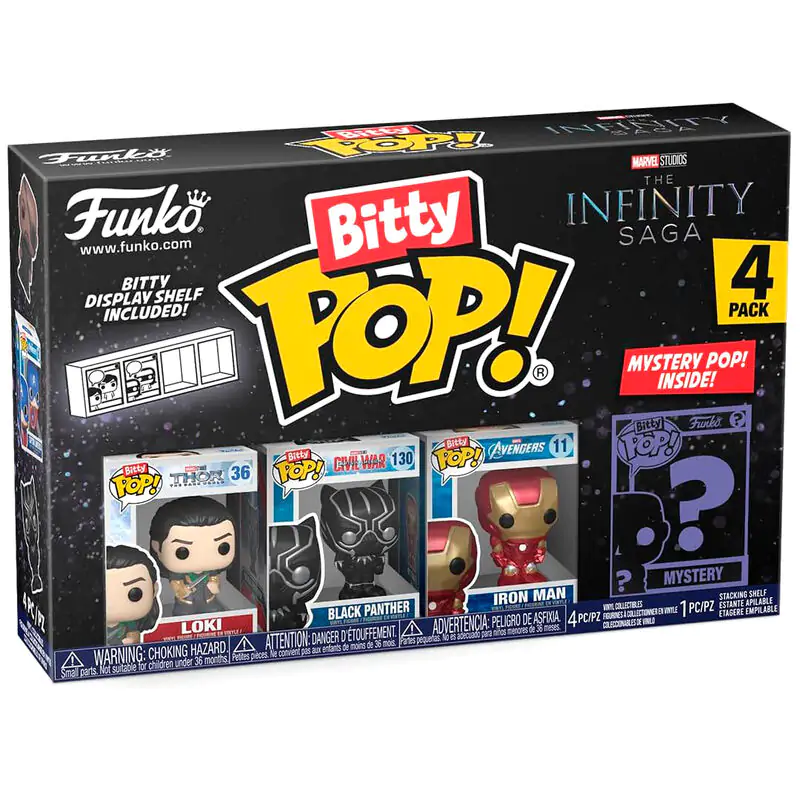 Blister pakiranje 4 figure Bitty POP Marvel The Infinity Saga Loki fotografija izdelka