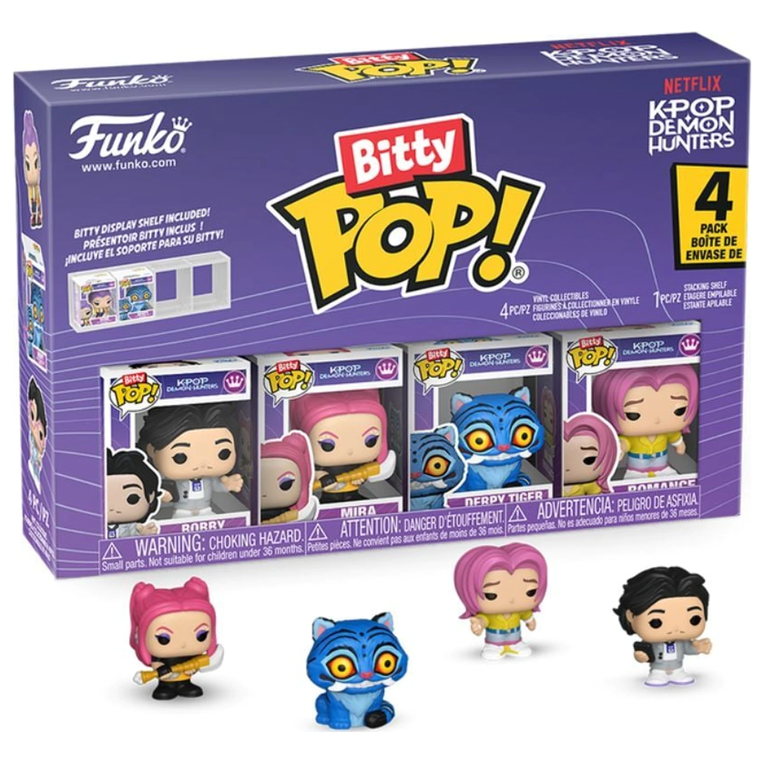 Funko Bitty POP paket 4 figur KPop Demon Hunters fotografija izdelka