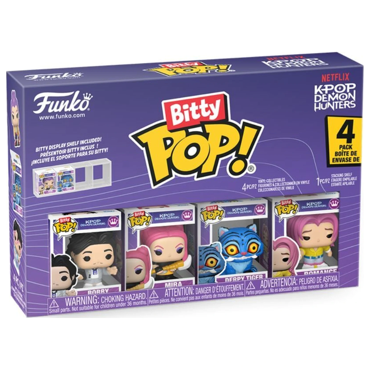 Funko Bitty POP paket 4 figur KPop Demon Hunters fotografija izdelka