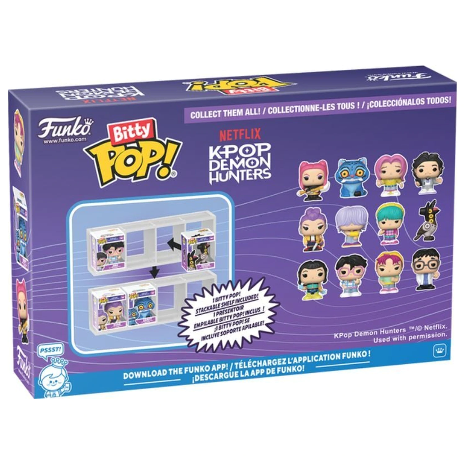 Funko Bitty POP paket 4 figur KPop Demon Hunters fotografija izdelka