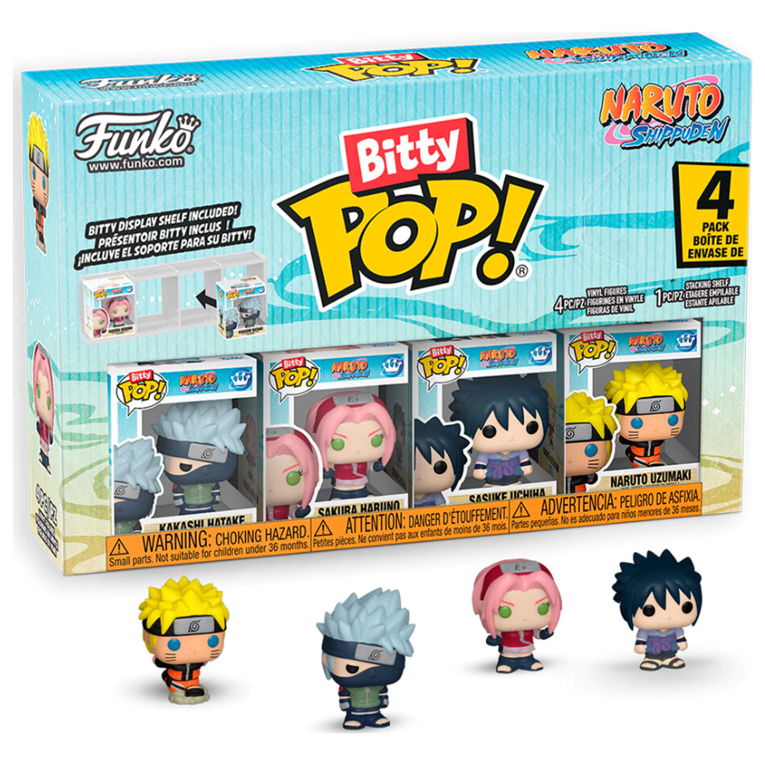Funko Bitty POP! Naruto Shippuden Team 7 figurice fotografija izdelka