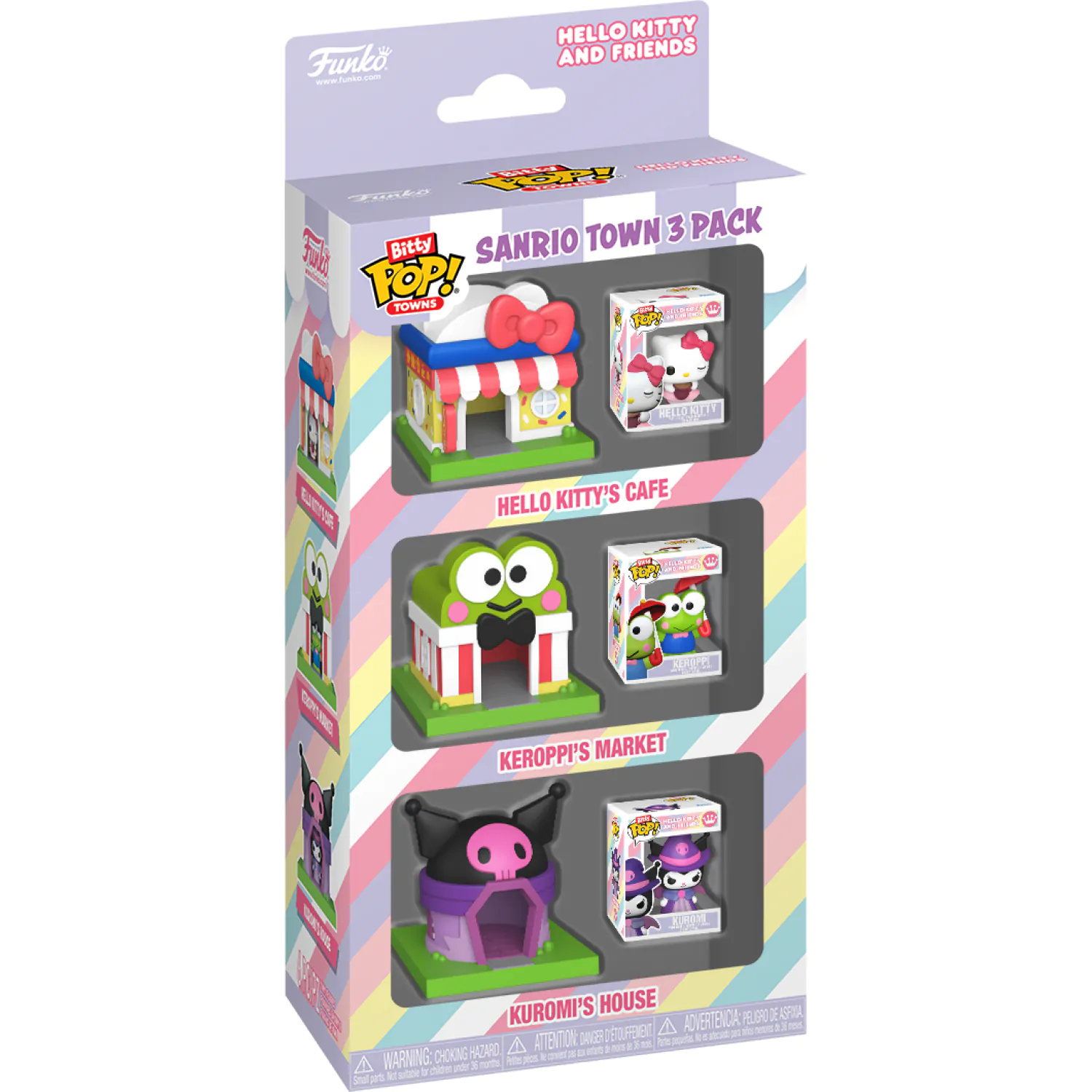 Funko Bitty Pop! paket 3 kosov Towns Hello Kitty and Friends fotografija izdelka