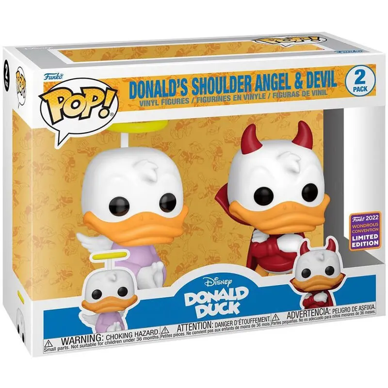 POP paket 2 Disney Donald Duck - Donald Angel & Devil Exclusive fotografija izdelka