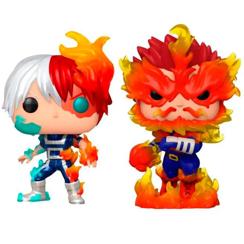 My Hero Academia POP! Vinyl Figuren 2-Pack Endeavor & Todoroki 9 cm fotografija izdelka