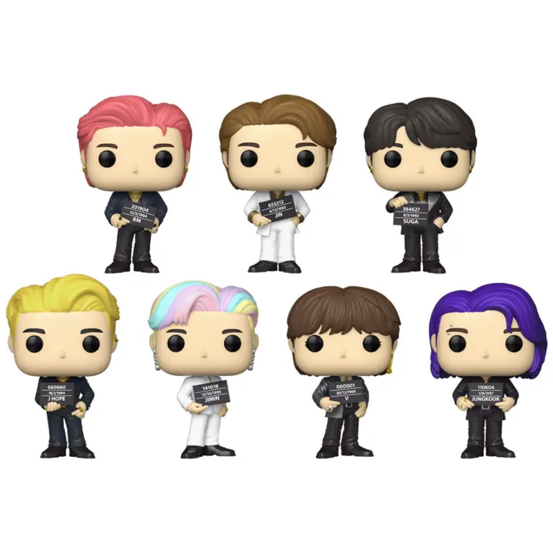 BTS POP! Rocks Vinilne Figure Set 7-Pack Butter 9 cm fotografija izdelka