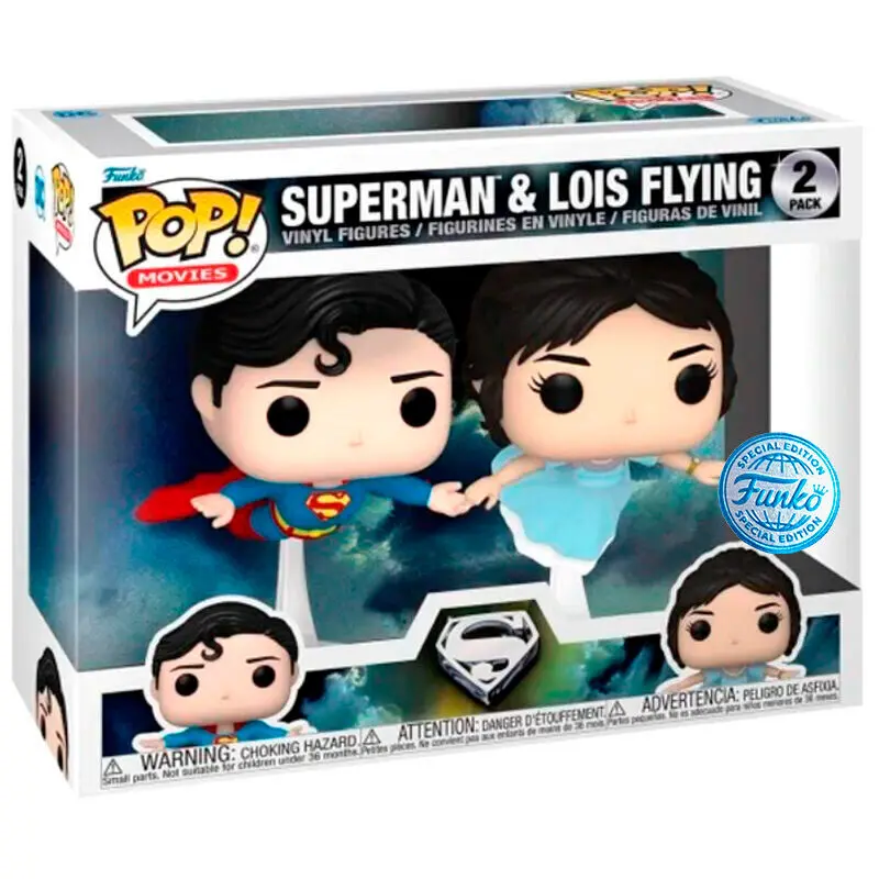 POP paket 2 figurici DC Comics Superman & Lois Flying Exclusive fotografija izdelka