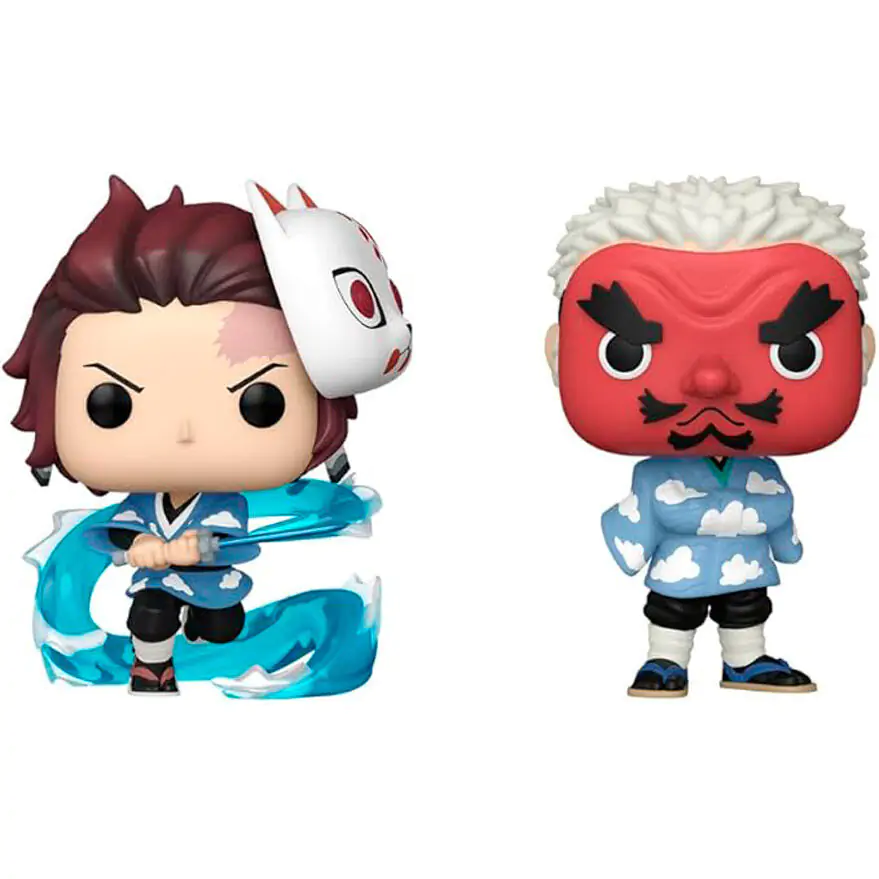 Funko POP paket 2 figurici Demon Slayer Kimetsu no Yaiba Tanjiro Kamado & Sakonji Urokodaki fotografija izdelka