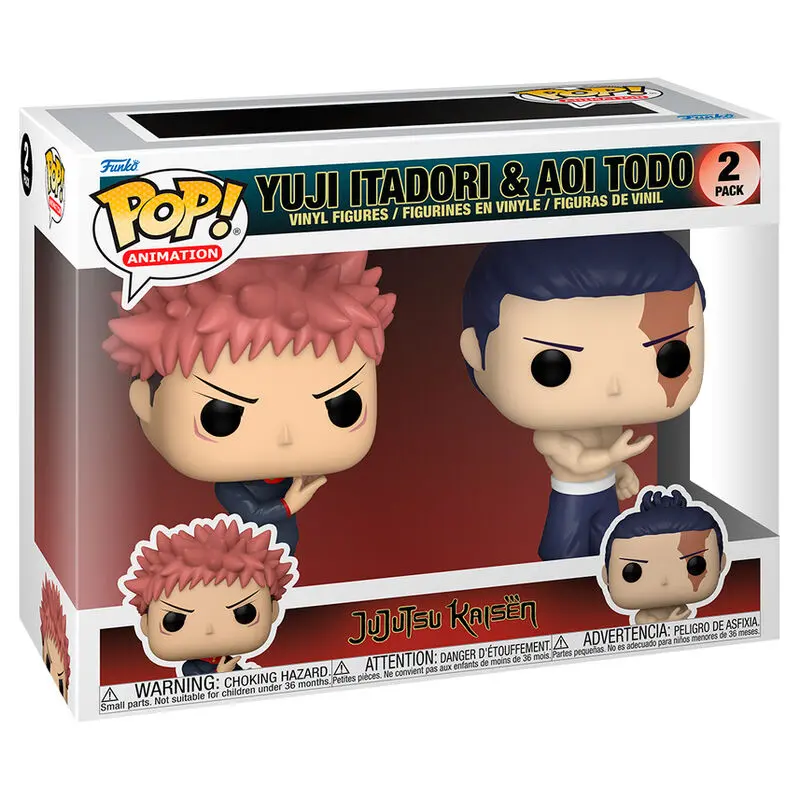 Jujutsu Kaisen POP! Animation Vinil Figura Itadori & Todo 9 cm fotografija izdelka