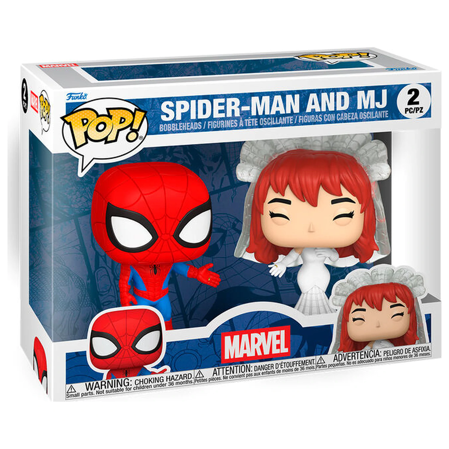 Funko POP paket 2 figur Marvel Spider-Man in MJ fotografija izdelka