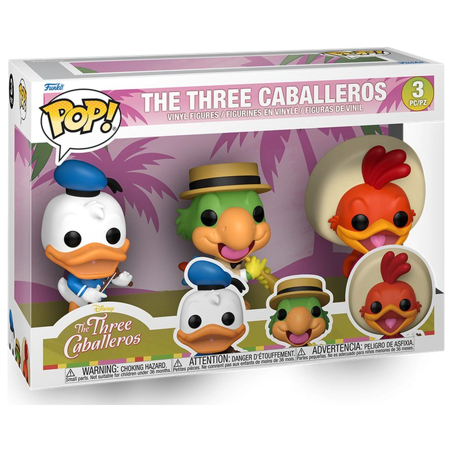 Funko POP 3-paket figur Disney The Three Caballeros fotografija izdelka
