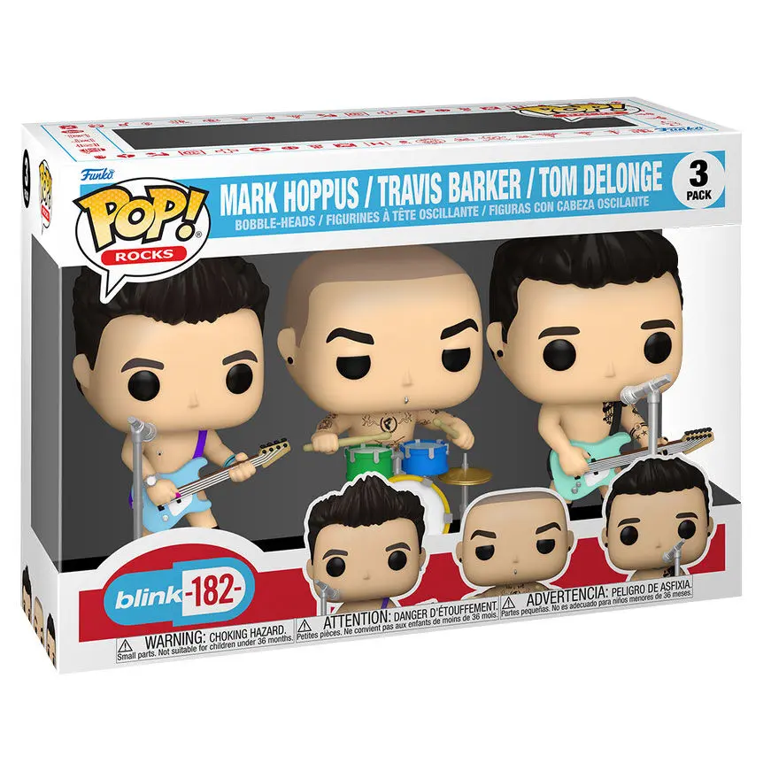 Blink 182 POP! Rocks Vinilna figura 3-Pack 4 cm fotografija izdelka