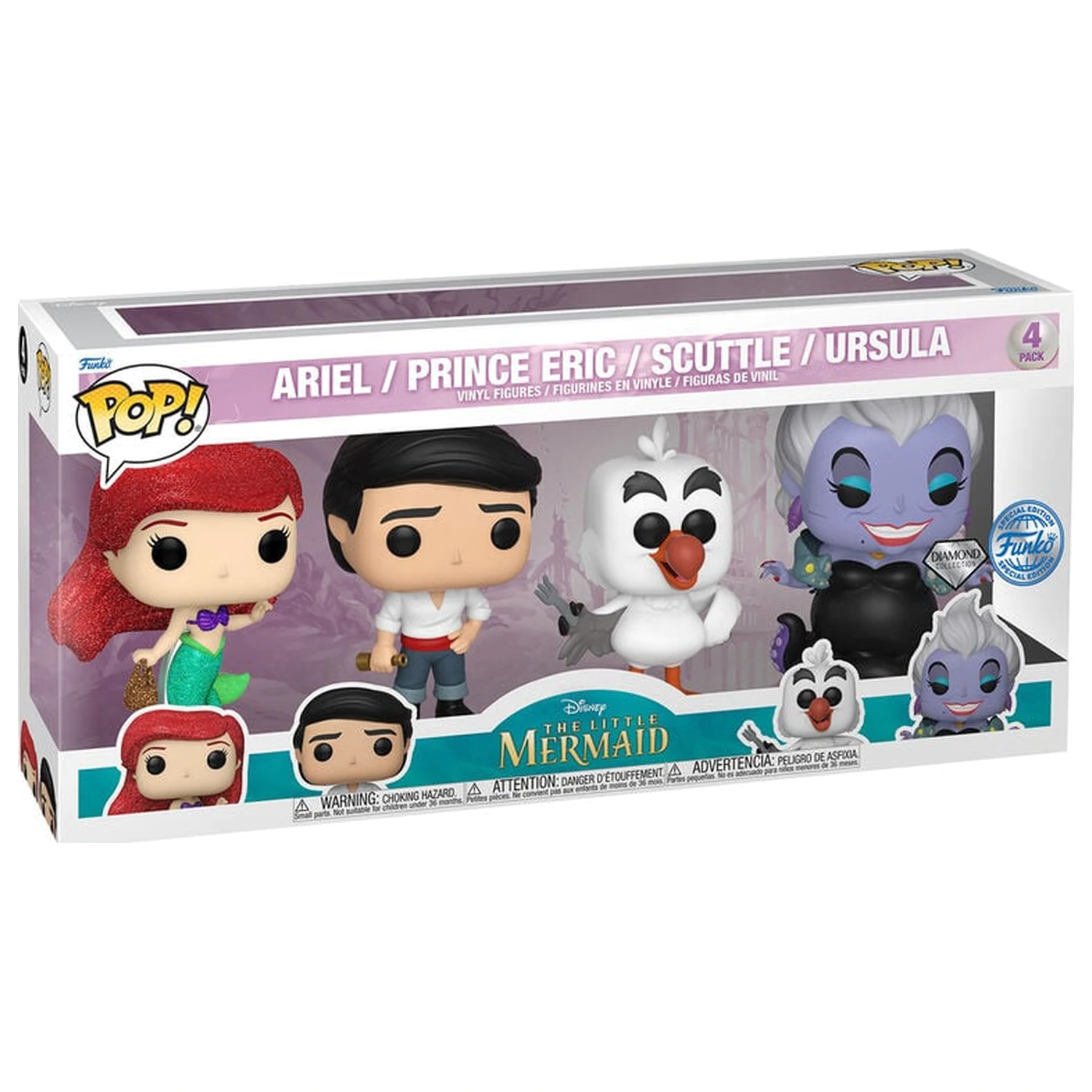 Funko POP komplet 4 figur Disney Little Mermaid Exclusive fotografija izdelka