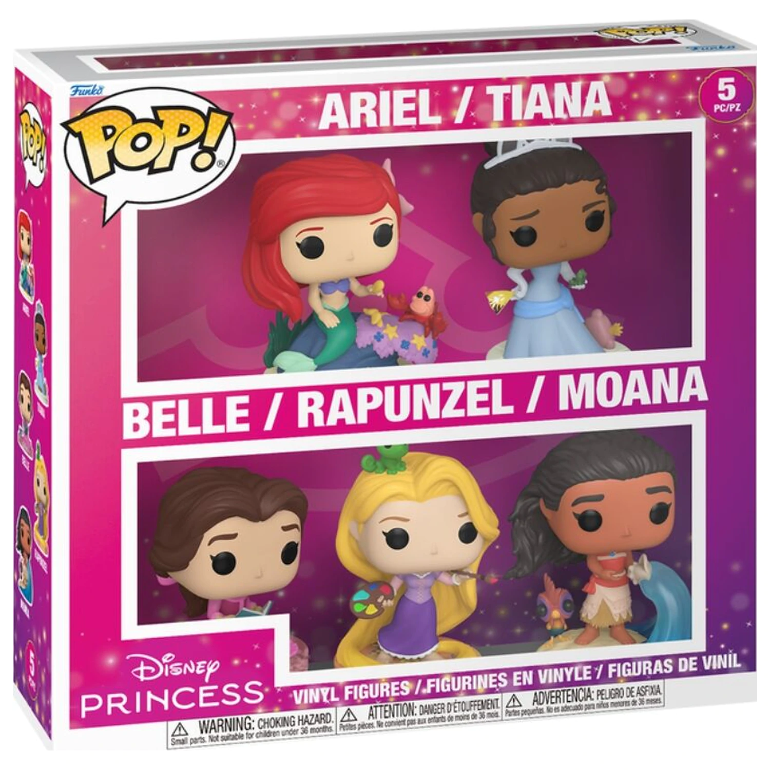 Funko POP paket 5 figur Disney Princess fotografija izdelka