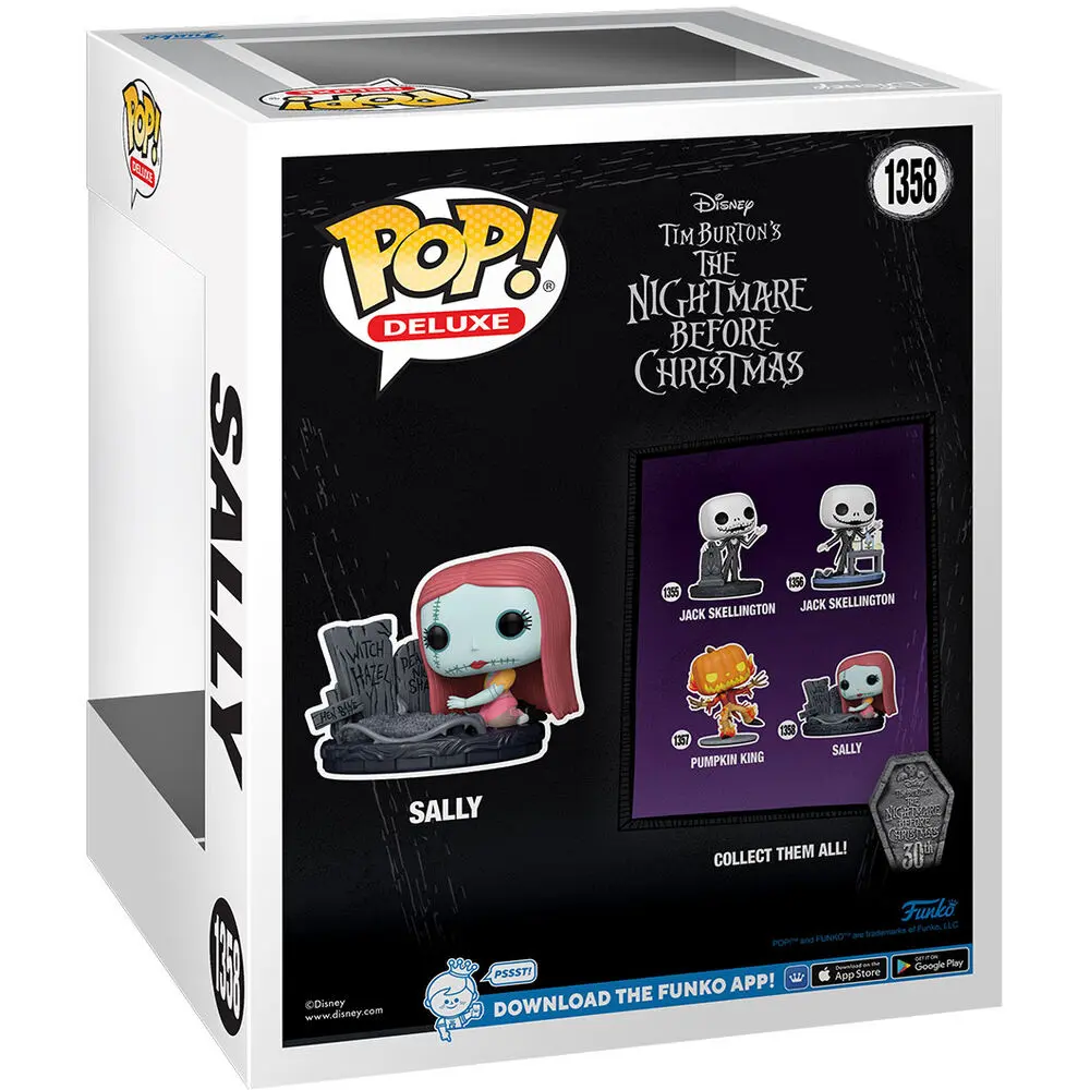 Nightmare before Christmas 30th POP! Disney Vinyl Figure Sally w/Gravestone 9 cm - Vinilna Figura fotografija izdelka