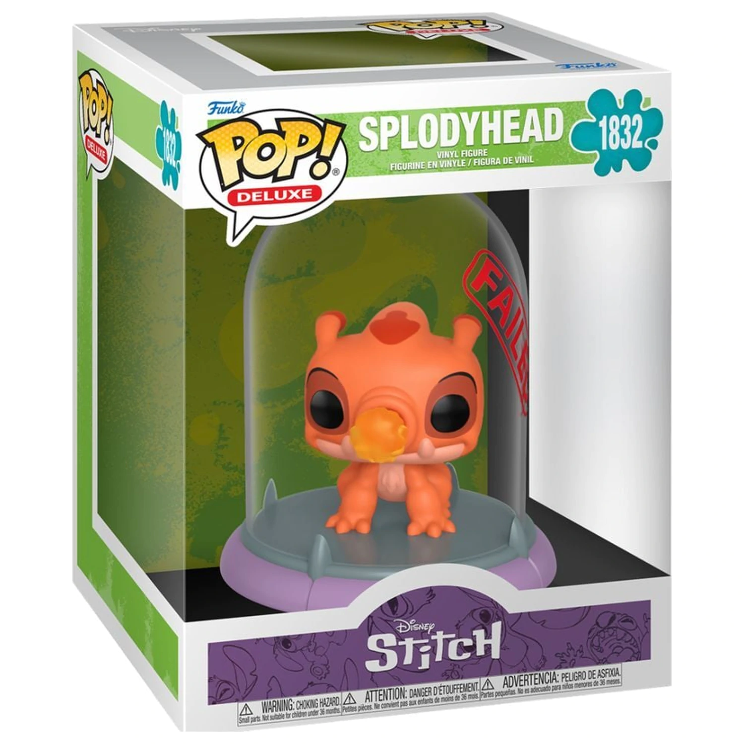 Funko POP Deluxe figura Disney Stitch Experiments Splodyhead fotografija izdelka